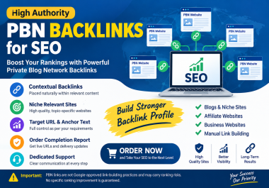 High Authority PBN Backlinks for SEO