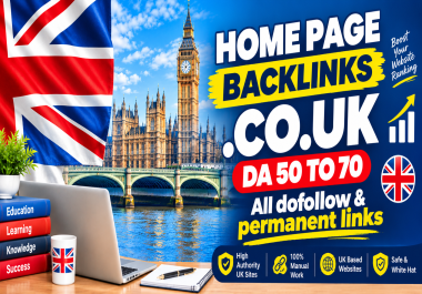 I will build 200 UK Homepage PBN Permanent Backlinks for SEO. CO. UK Dofollow Websites