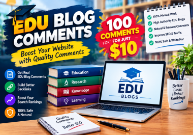 I Will Provide Relevant EDU Blog Comment Backlinks for Your Website