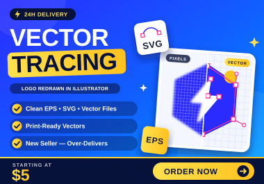 Vector Tracing & Logo Redraw in Illustrator &mdas...