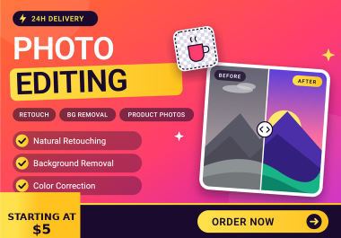 Professional Photo Editing &mdash Retouch,  Background Removal & Product Photos,  24H Delivery