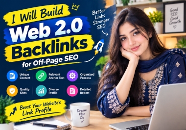 I Will Build 200 Web 2.0 Backlinks for Off-Page SEO