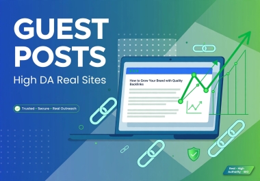 Guest Post on High DA Real Sites
