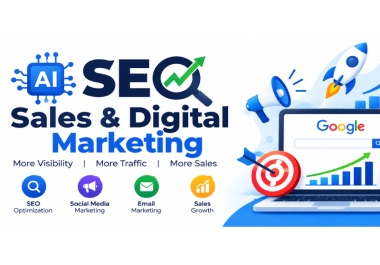 Sales & Digital Marketing Growth Banner