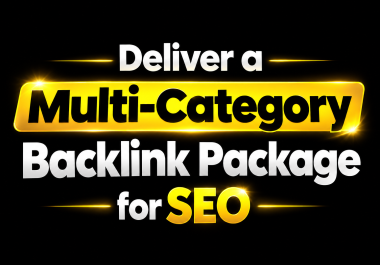 Deliver a Multi-Category Backlink Package for SEO