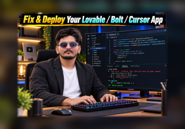 I will fix and deploy your Lovable,  Bolt or Cursor app