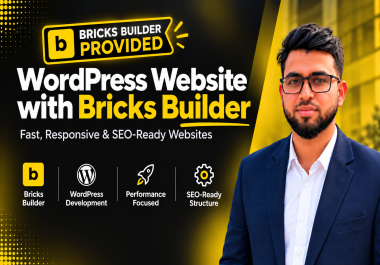 I will design or redesign a professional WordPress website with Bricks Builder