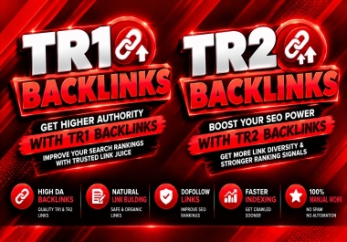 I will build 500 Tier 1 and 500 Tier 2 dofollow backlinks with a layered link structure