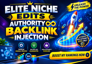 Get 7 Elite Niche edits,  link insertion,  curated links manual Contextual Backlinks for SEO