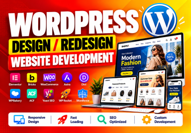 Professional WordPress Website Design & Development Build a Professional WordPress Website