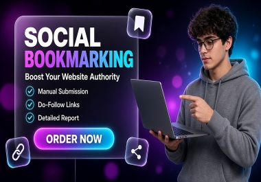 Premium 100 Manual Social Bookmarking Backlinks to Boost Your Website Authority