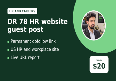 I will publish a dofollow guest post on a DR 78 HR website