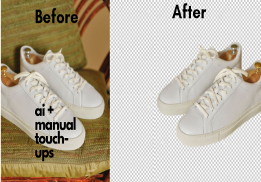 Background removal for PNGS and JPGs