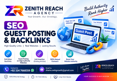 SEO Guest Posting & High-Quality Backlinks Zenith Reach Agency