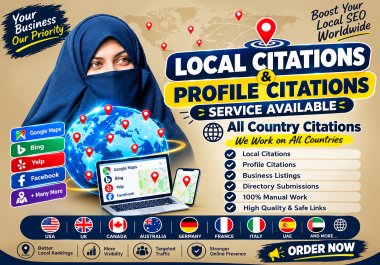 I Will Build High Authority Local Citations and Profile Citations for Any Country