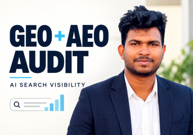 I will audit your website for GEO AEO and AI search visibility