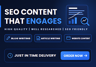 I will craft engaging SEO blog posts and website content