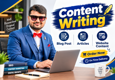 I Will Write High-Quality SEO-Friendly Blog Posts,  Articles,  and Website Content
