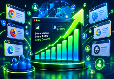I will send high quality website traffic and real visitors