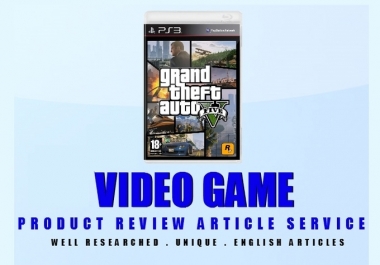 I will write a video game review article up to 650 words
