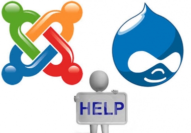 I will do any Joomla or Drupal work or fix errors