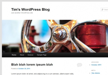Dynamic wordpress site creation