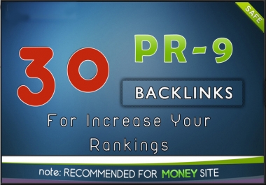 I will manually create 30 PR9 Safe High PR Backlinks Dofollow Edu