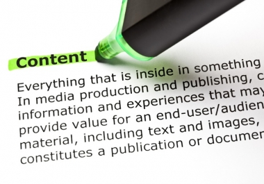 500 Words Article or Web Page Content