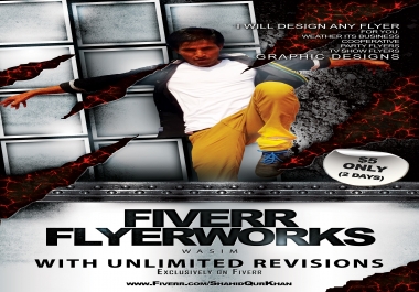 I will create awesome Flyer or poster for you