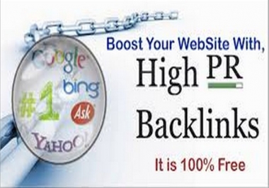I will manually do 40 PR9 Safe SEO High Pr Backlinks 2015 Best Results