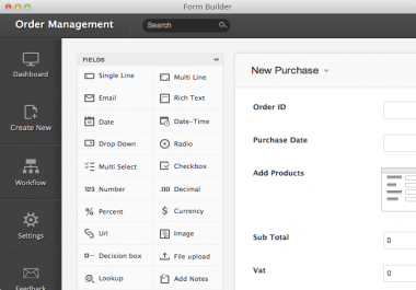 I will create any application with zoho creator