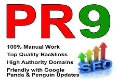 '25' PR9 & 25 Edu-Gov Safe SEO High Pr Backlinks only