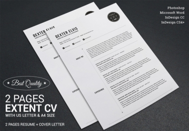 I will create a perfect resume for any job