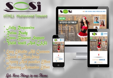 creative Responsive Multipurpose Parallax Template