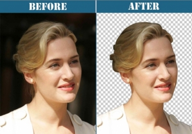 Provide you 10 photos background remove,  all transparent