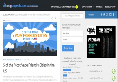 I will post your Guest post on my Vaping website