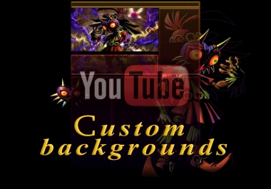 YouTube custom backgrounds