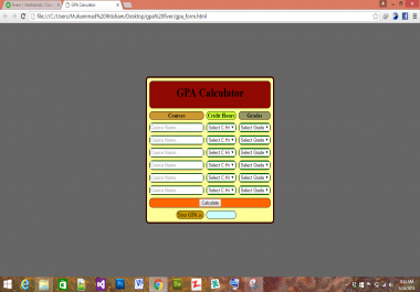 i will make web forms in HTML and CSS