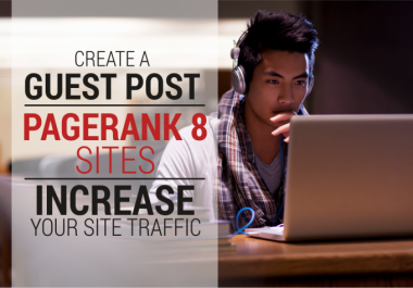 Permanent Guest Posting on any categoreis PR-8 + Bonues