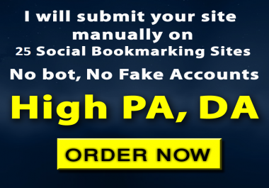 Bookmark your site to Top 30 Social Bookmarking sites