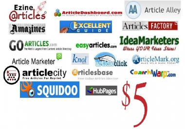 article submission for your site