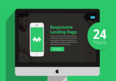 Create a landing page