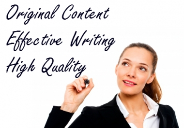 High quilty Writing long articles of 1500words