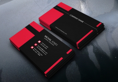 design 2 unique business card and letterhead
