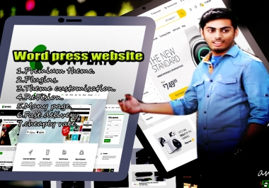 make a wordpress Website for you