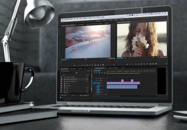 short video editing for youtube etc.