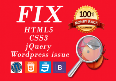 I can fix any HTML/CSS bug