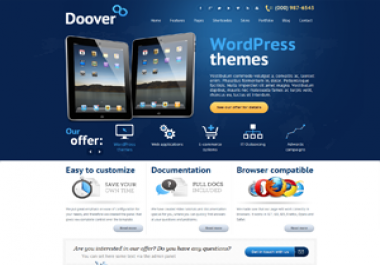 Give you any WordPress Theme of your Choice
