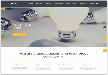 Design Simple 5 Pages Html And Wordpress Website