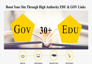 Create Manually High Pr Edu Gov Links